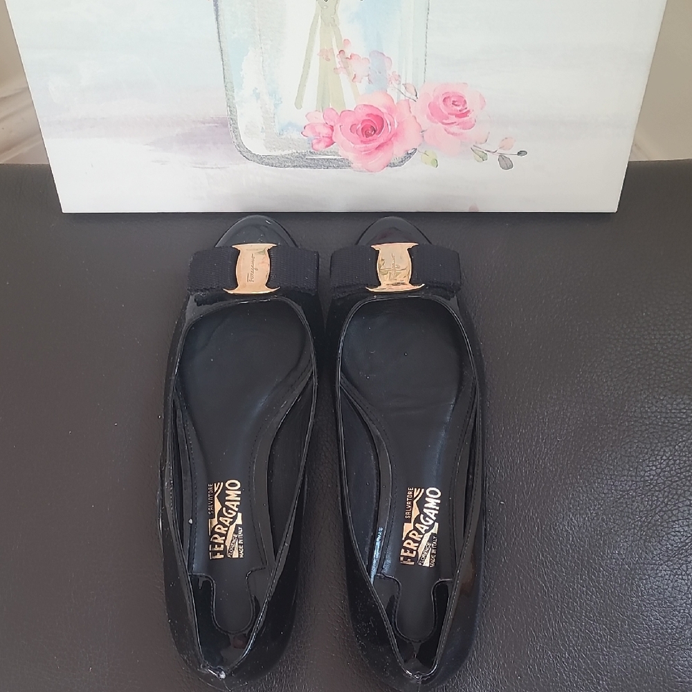 Salvatore Ferragamo Black Women's Shoes